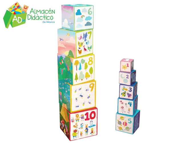 BRIGHT BASICS CUBOS PARA APILAR