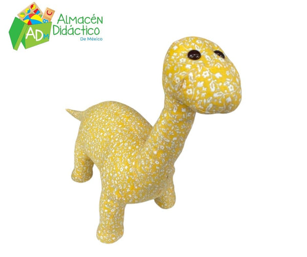 DINOSAURIO DE TELA- AMARILLO BRANCHIOSAURUS