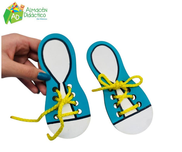 PLANTILLA PARA ATAR CORDONES DOS PIEZAS