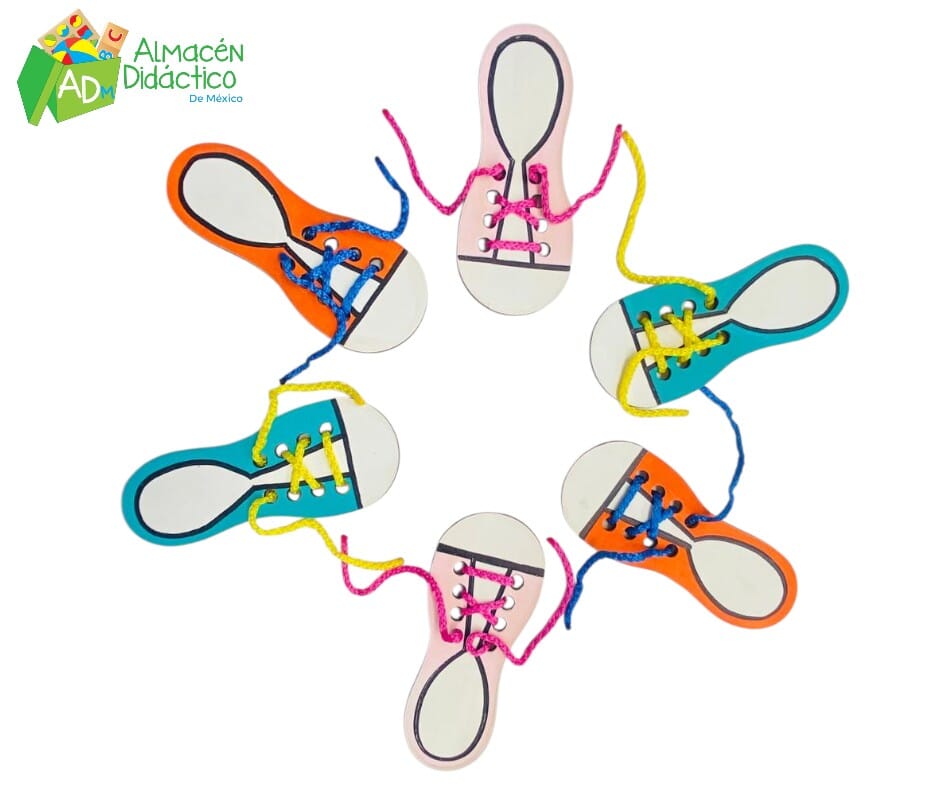 PLANTILLA PARA ATAR CORDONES DOS PIEZAS