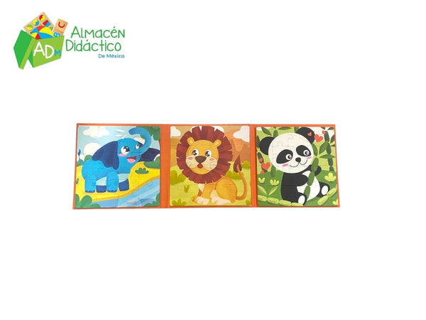 ROMPECABEZAS 3 EN 1 ANIMALES