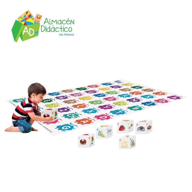 TAPETE ABECEDARIO CON 5 CUBOS