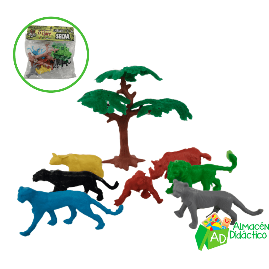 MAQUETA ANIMALES DE LA SELVA