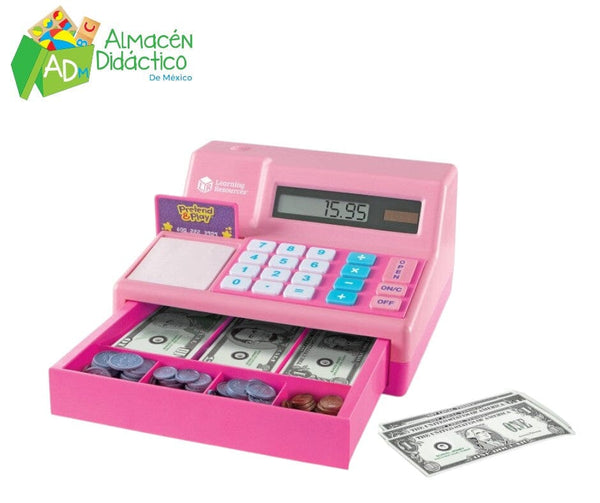 CAJA REGISTRADORA ROSA PRETEND Y PLAY