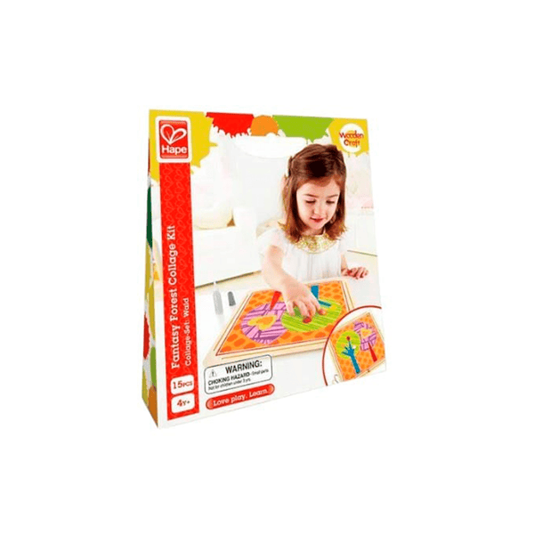 Collage del bosque encantando Hape