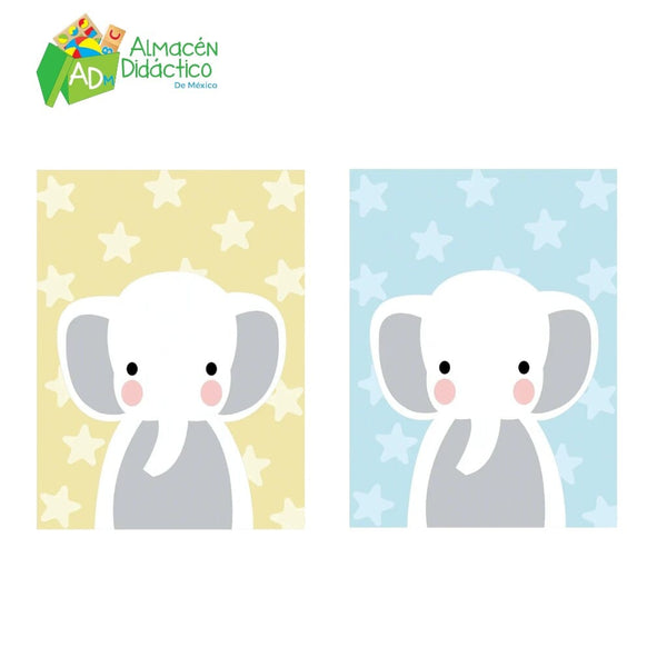 PINTA POR NUMERO - BABY ELEFANTE