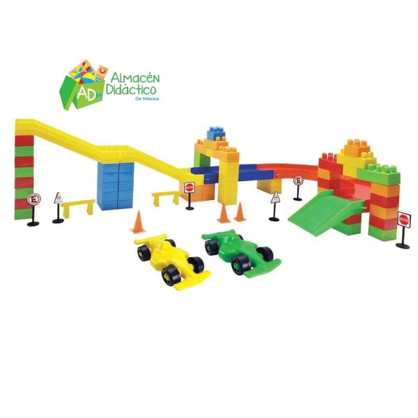 PISTA ARMABLE CON CARRITOS