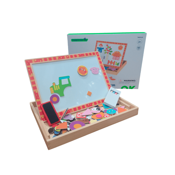 Pizarra magnética granja