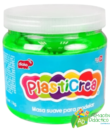 PLASTICREA VERDE 1 KG.
