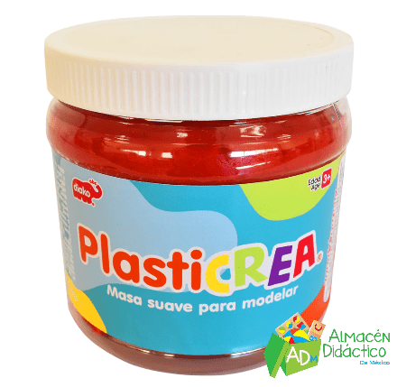 PLASTICREA ROJO 1 KG.