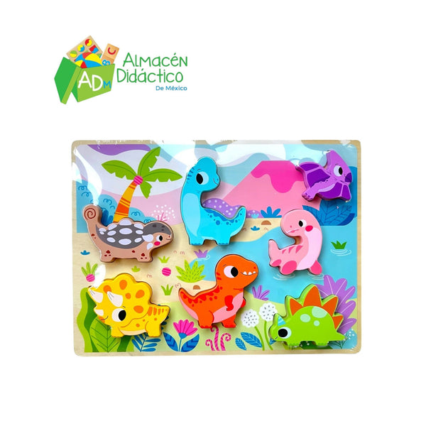 ROMPECABEZAS CHUNKY DINOSAURIOS