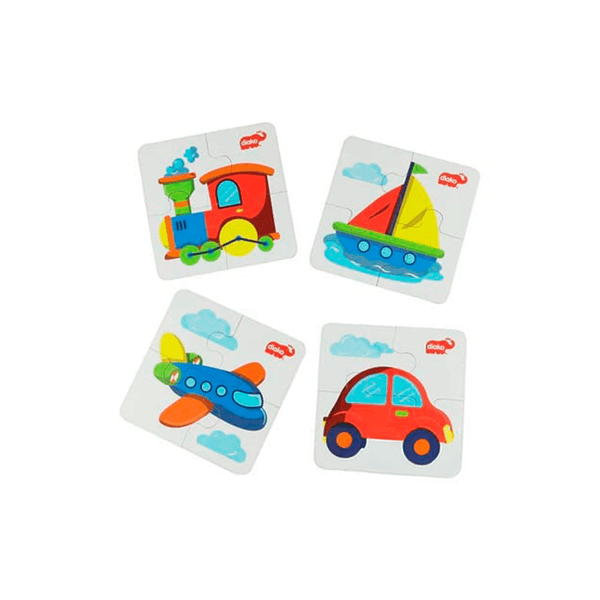 Rompecabezas de transportes 4x4