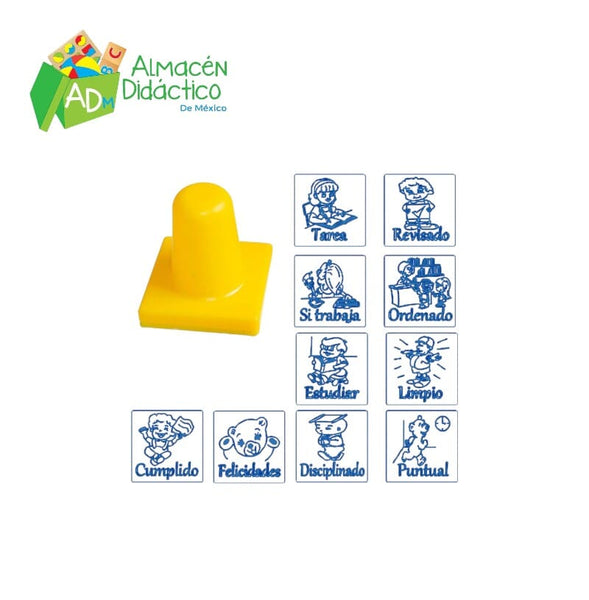 SELLOS MOTIVACIONALES CON 10 PIEZAS