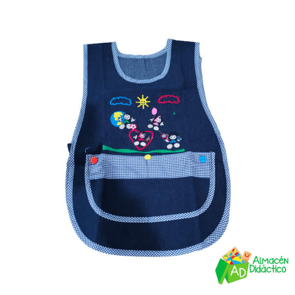 BATA INFANTIL BORDADA O MEZCLILLA