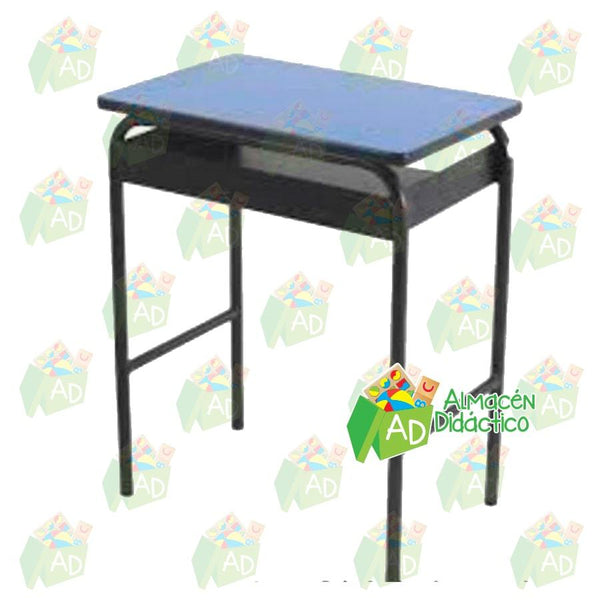 MESA PRIMARIA 1° A 3° PAPELERA METALICA (SOBRE PEDIDO)