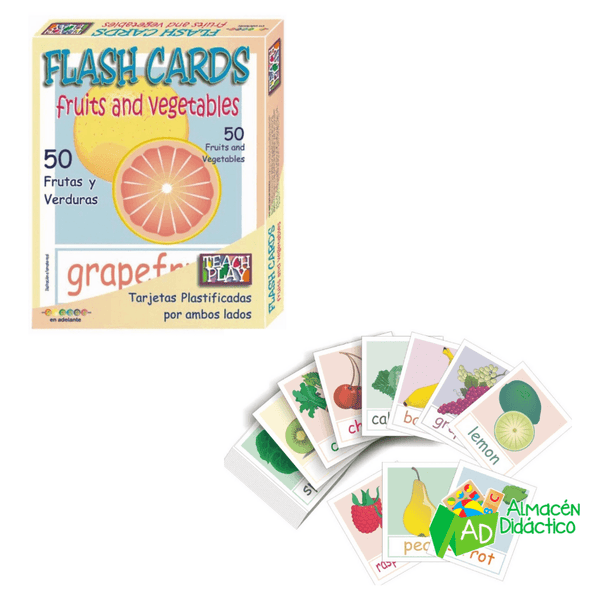 FLASH CARDS FRUITS AND VAGETABLES